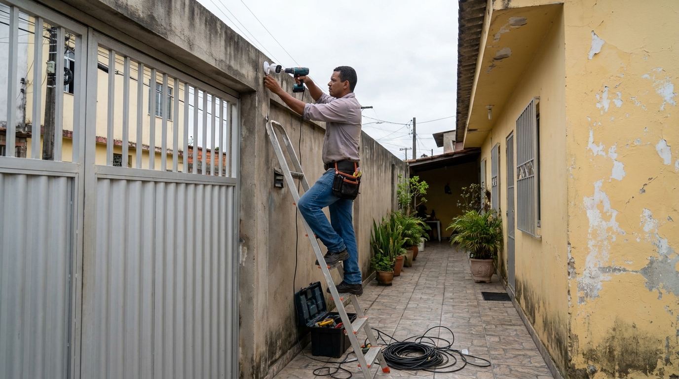 Instalacao de cameras de seguranca profissional em São Luís‑MA