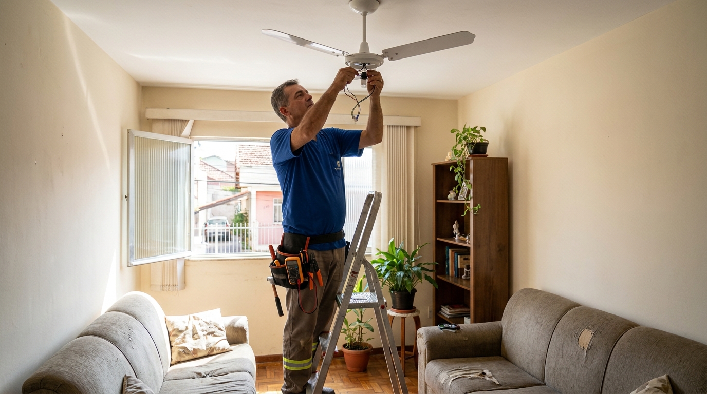 Instalação de Ventilador de Teto perto de mim em São Luís‑MA
